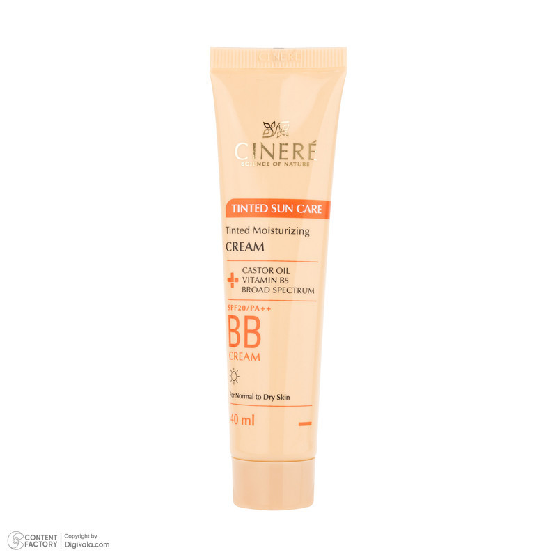 کرم پودر BB مایع SPF20 سینره مدل Castor شماره 01 مناسب برای انواع پوست حجم 40 میلی‌لیتر