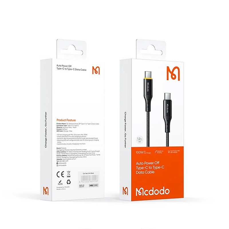 کابل USB-C مک دودو مدل CA-3460 طول 1.2 متر