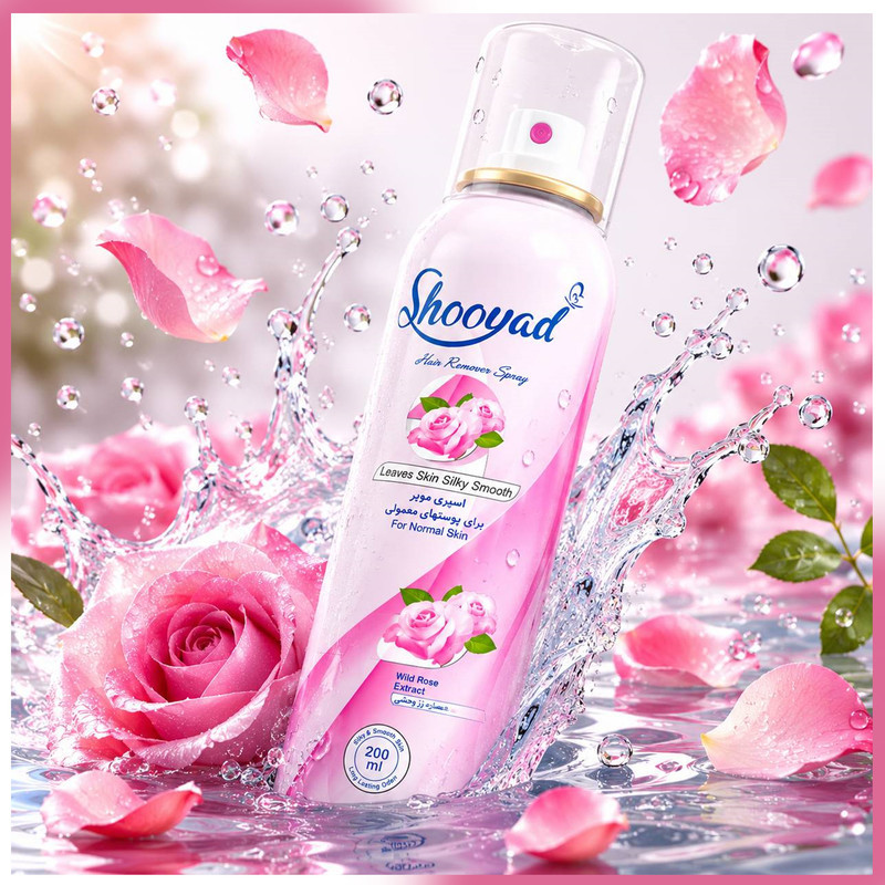 اسپری موبر شویاد مدل H-Rose4 حجم 200 میلی لیتر مجموعه 4 عددی