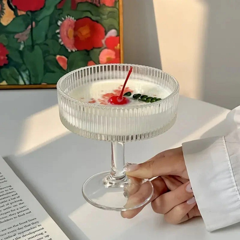بستنی خوری طرح پایه دار مدل الیسا کد 1369n 2758 بسته شش عددی