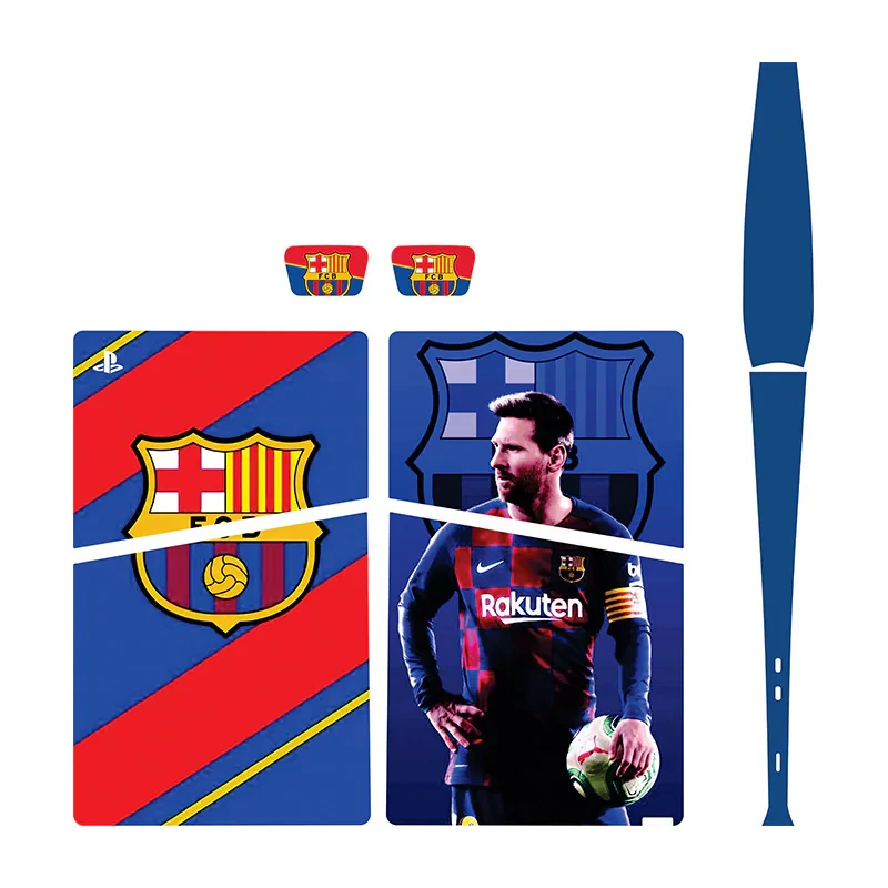 برچسب کنسول بازی پلی استیشن5 اسلیم دیجیتال توییجین وموییجین مدل barcelona 05 مجموعه6 عددی