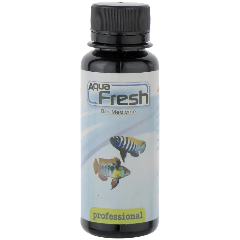 محلول ضد عفونی کننده آب آکواریوم مدل Aqua fresh حجم 100 میلی لیتر