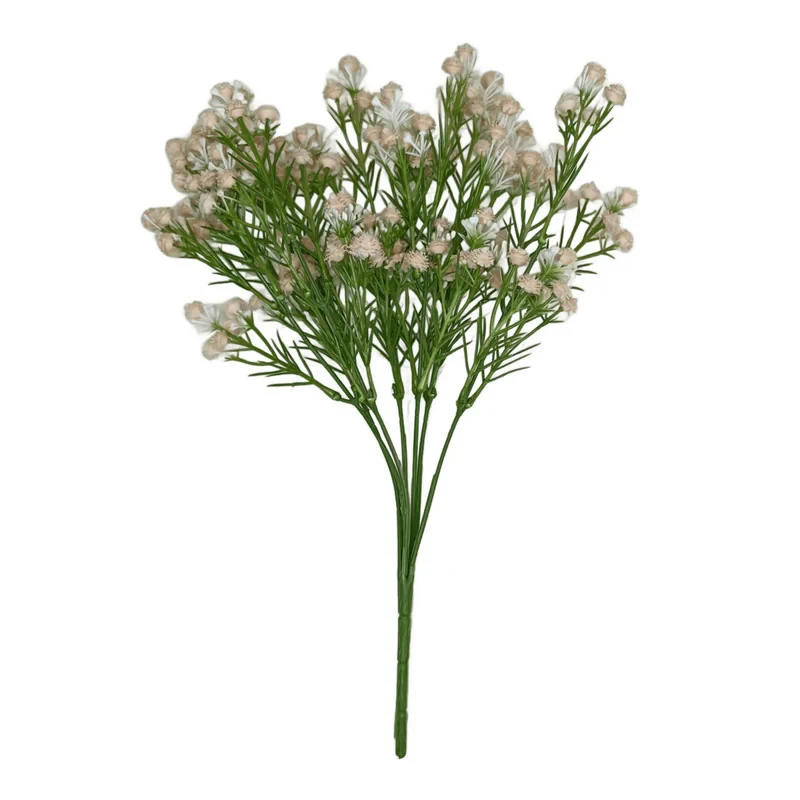 گل مصنوعی ژیپسوفیلا کد 02، پلاستیکی، ابعاد 20×20×34 سانتی‌متر، وزن 50 گرم