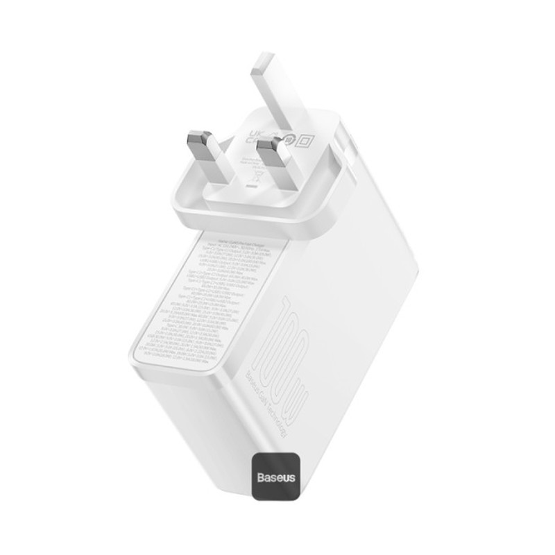 شارژر دیواری 100 وات بیسوس مدل GAN5 PRO 100W به همراه کابل USB-C