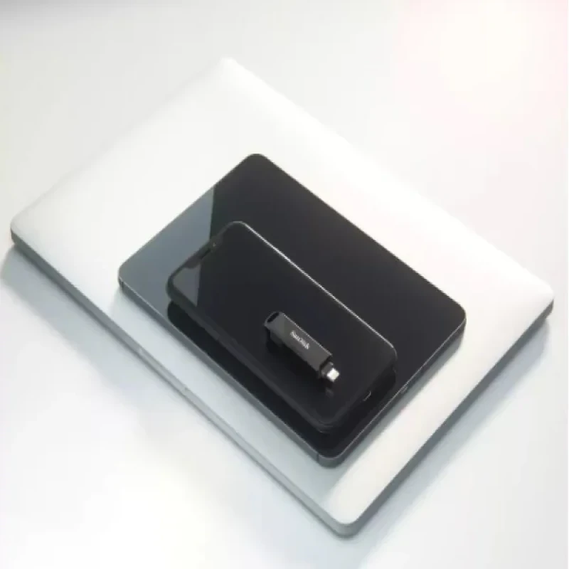 فلش مموری سن دیسک مدل PHONE DRIVE ( LIGHTNING  TYPE-C ) ظرفیت 64 گیگابایت با رابط لایتنینگ، USB Type-C