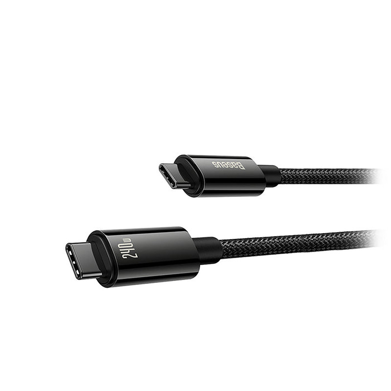 کابل تبدیل USB-C باسئوس مدل (TUNGSTEN  (240W طول 1 متر