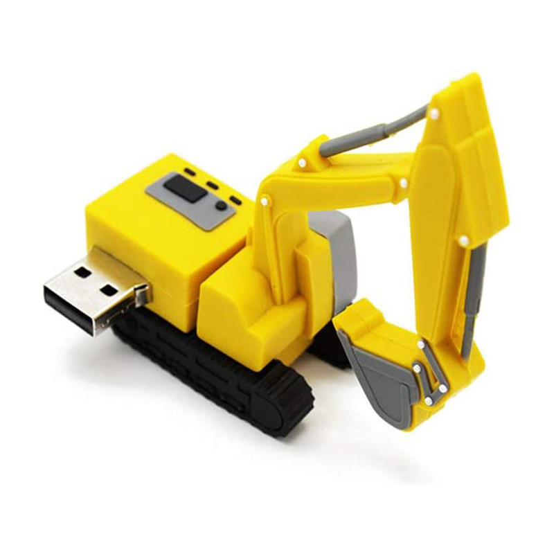 فلش مموری طرح بیل مکانیکی مدل UL-Excavator ظرفیت 8 گیگابایت