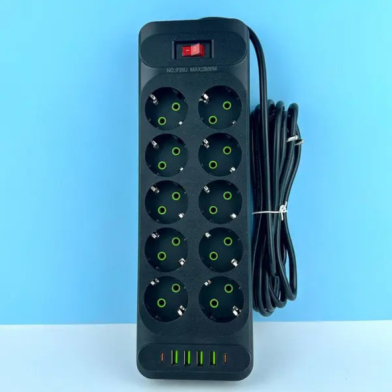 چندراهی برق پاورسوکت مدل F35U-Type-C