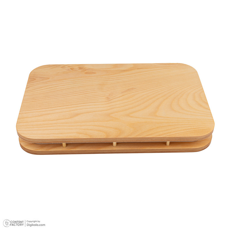 سینی بدون دسته مدل مستطیل طرح سبد سایز 36x24 سانتی متر