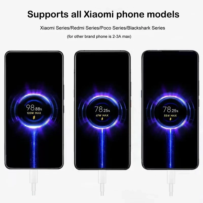 کابل تبدیل USB به USB-C سمگپرس مدل mi Turbo Charger به طول 1 متر