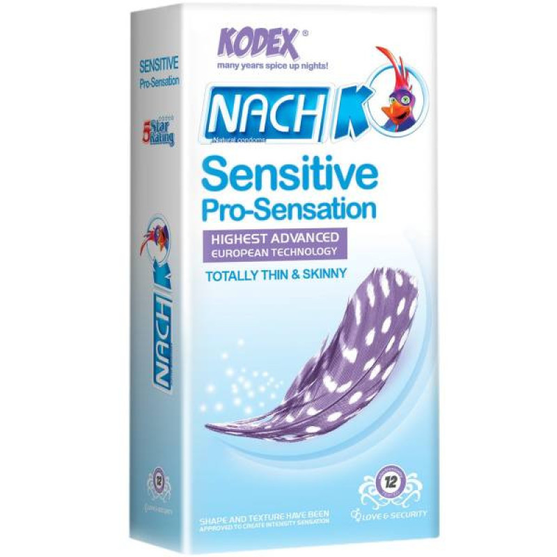 کاندوم ناچ کدکس مدل ICE DOUBLE DELAY بسته 10 عددی به همراه کاندوم ناچ کدکس مدلSensitive بسته 12 عددی