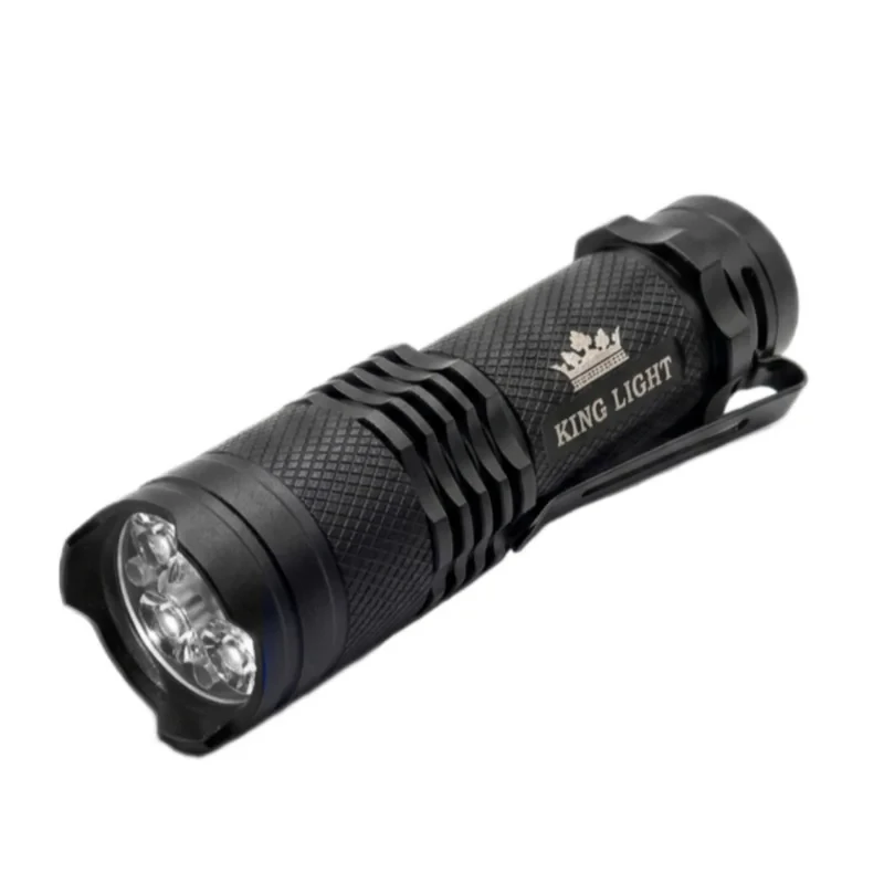 چراغ قوه دستی کینگ لایت مدل UV-365395 با نور آبی