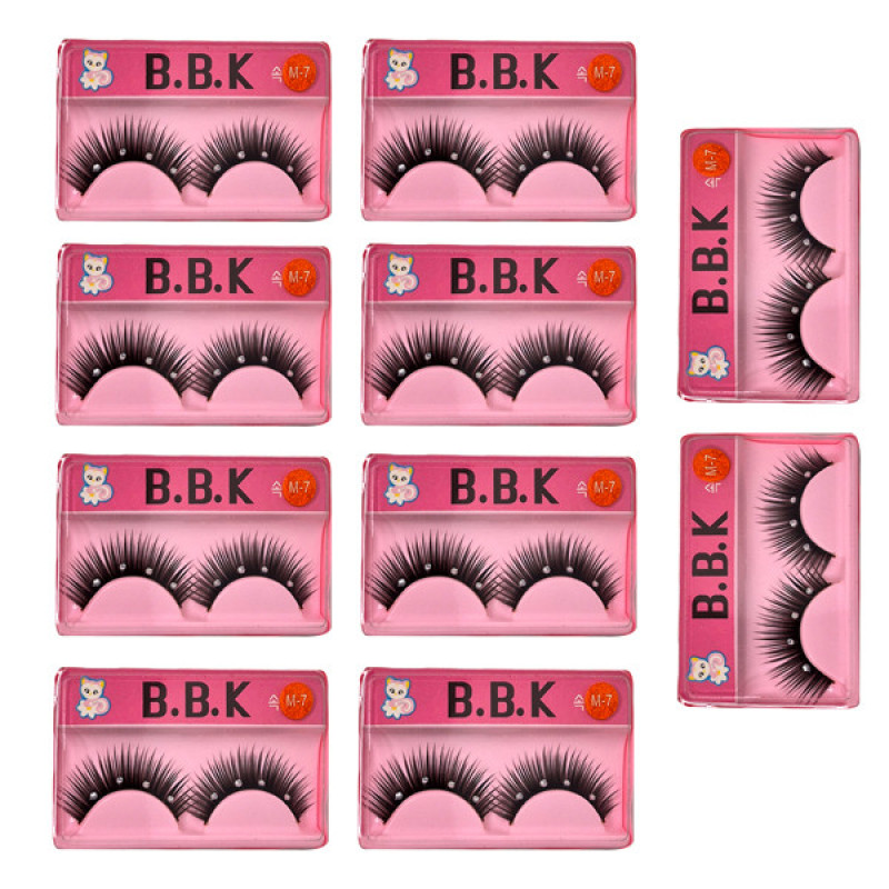 مژه مصنوعی بی بی کی مدل M07 بسته 10 عددی