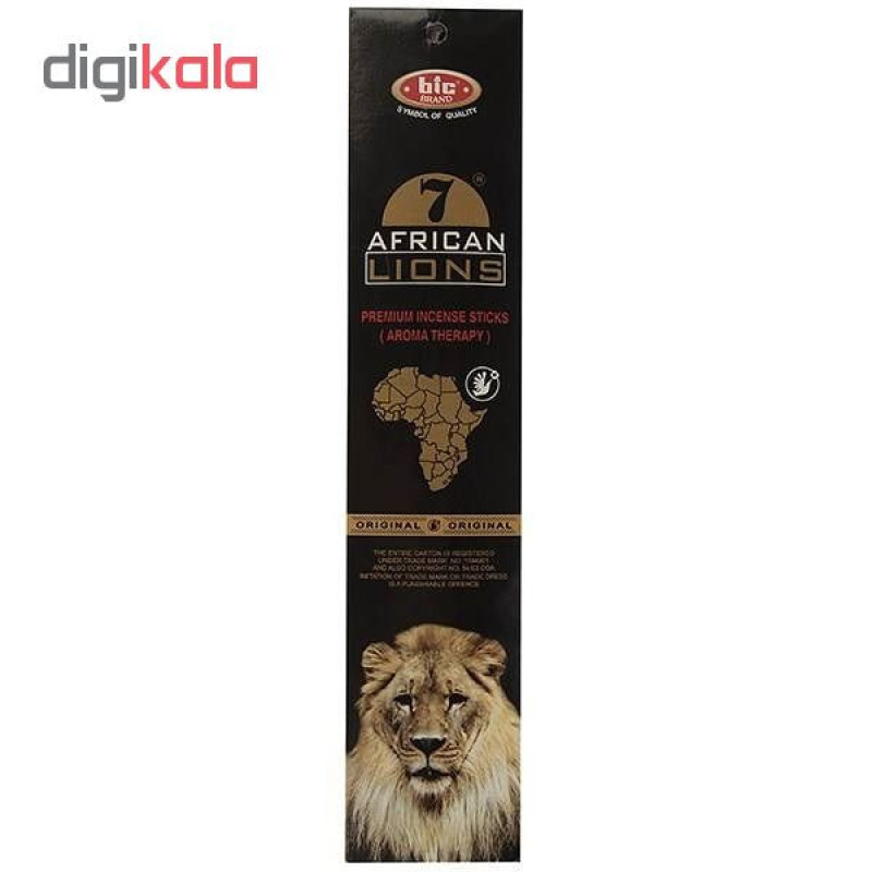 عود بیک مدل African Lions کد 395 بسته 12 عددی