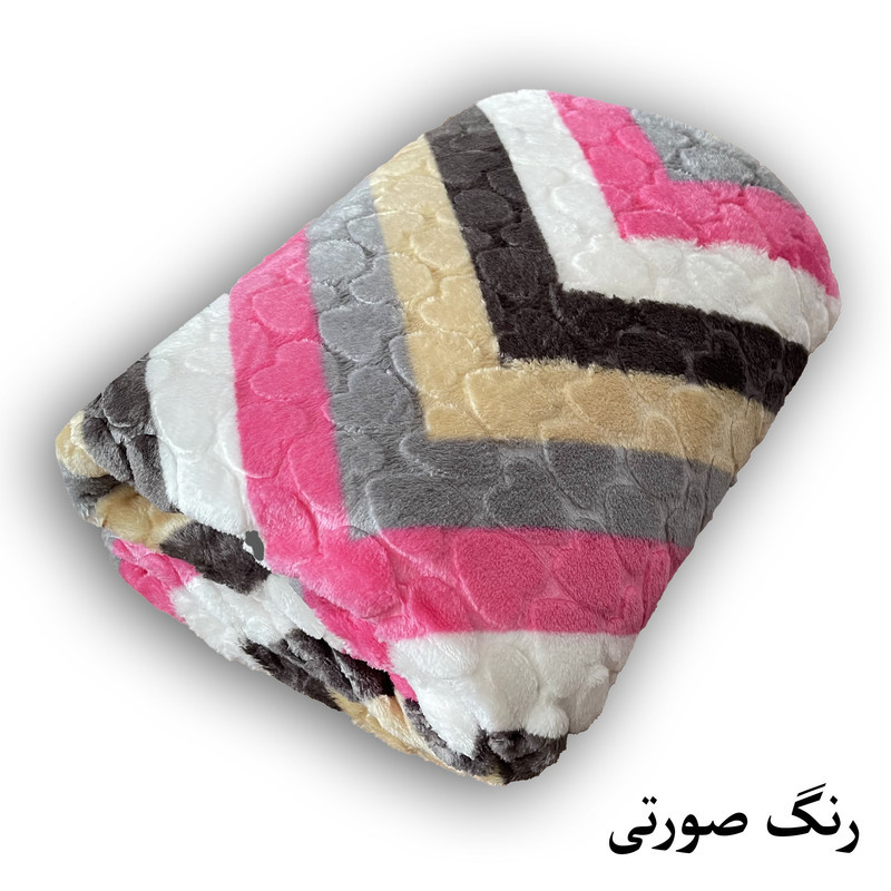 پتو 1 نفره هنرمند مدل بارلین سایز 220x160 سانتی‌متر