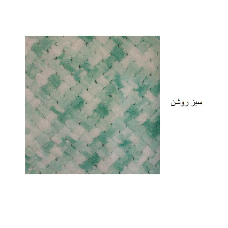 پتو نوزاد طرح بافت پافی مدل گلتای کد 01 سایز 80×80 سانتی متر