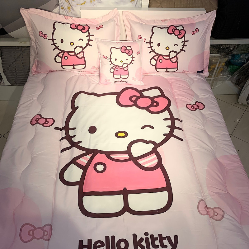 سرویس خواب تک نفره 5 تکه مدل کیتی kity کد sanrio 6