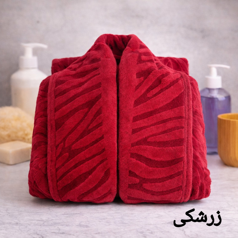 حوله پالتویی آقای کاریزما مدل موج سایز 125 سانتی متر مناسب محدوده قد 160 الی 185 سانتی متر