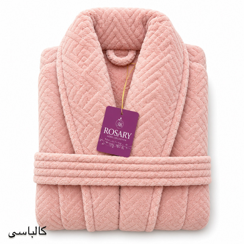 حوله پالتویی روزاری مدل تورال سایز 125×130 سانتی متر مناسب برای محدوده قد 165 تا 190 سانتی متر