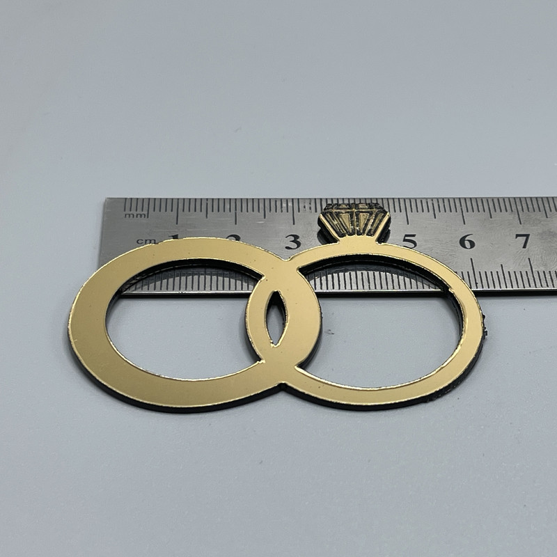 تاپر کیک مدل Rings بسته 5 عددی
