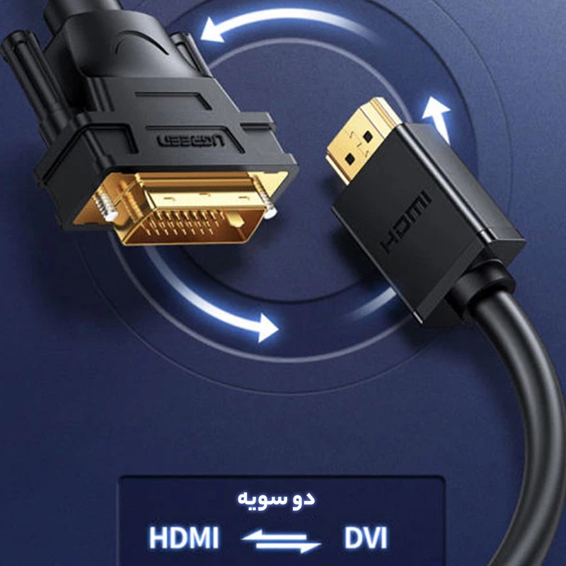 کابل تبدیل HDMI به DVI یوگرین مدل HD106-11150 طول 1.5 متر