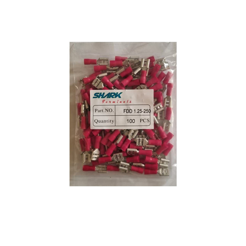 سرسیم کولری روکش دار شارک مدل FDD1.25-250 بسته 100 عددی