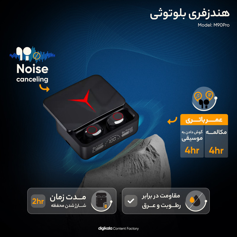 هدفون بلوتوثی مدل M90Pro