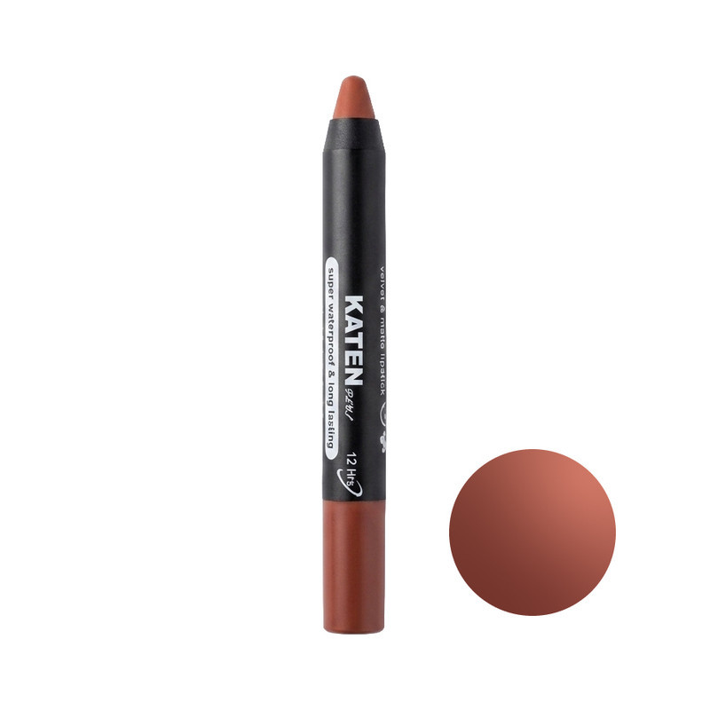 رژ لب مدادی مخملی، مات کاتن مدل Matte & Velvet شماره ۱۱۰