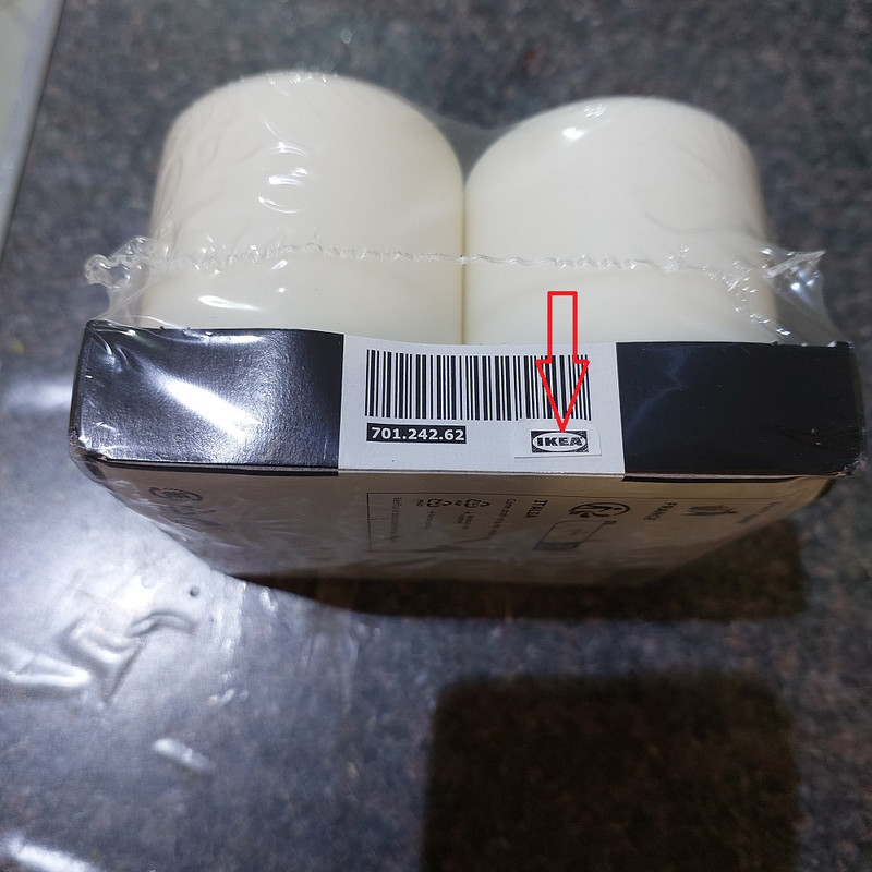 جاشمعی ایکیا  کد 89 به همراه شمع بسته 3 عددی