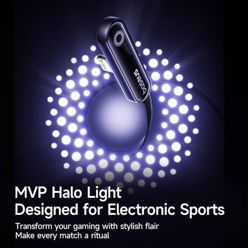 کابل تبدیل USB-C به لایتنینگ بیسوس مدل MVP3 GAMING 20W طول 1 متر