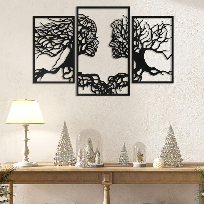 دیوارکوب مدل چوبی کد T36-2 مجموعه سه عددی