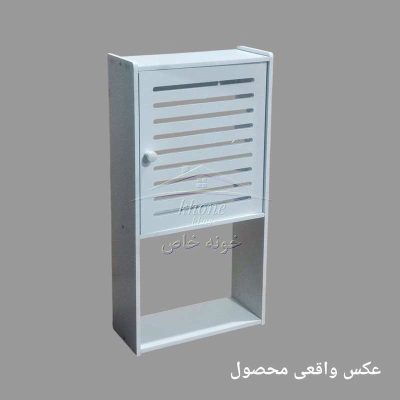 استند و قفسه نگهدارنده حمام دیواری خونه خاص مدل طاقچه‌دار
