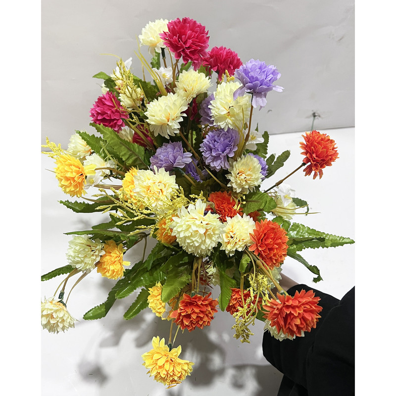 گل مصنوعی مدل بوته میخک و داوودی