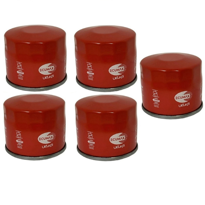 فیلتر روغن اکو مکس مدل ECU-1226 مناسب برای تیبا مجموعه 5 عددی