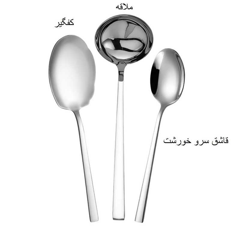 سرویس قاشق و چنگال 164 پارچه جی فی نی مدل G-10 مناسب 30 نفر