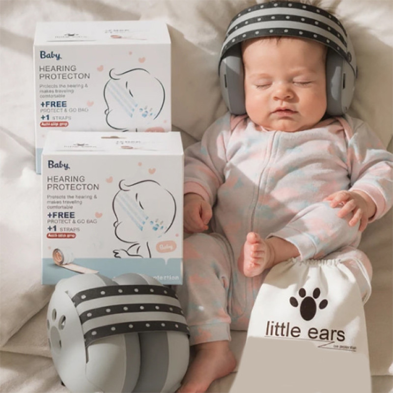 محافظ گوش نویزگیر کودک و نوزاد مدل little ears طرح پنجه