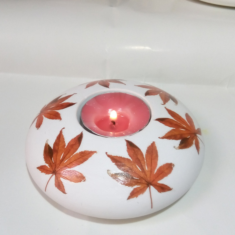 جاشمعی طرح پاییزی کد 333 بسته 3 عددی