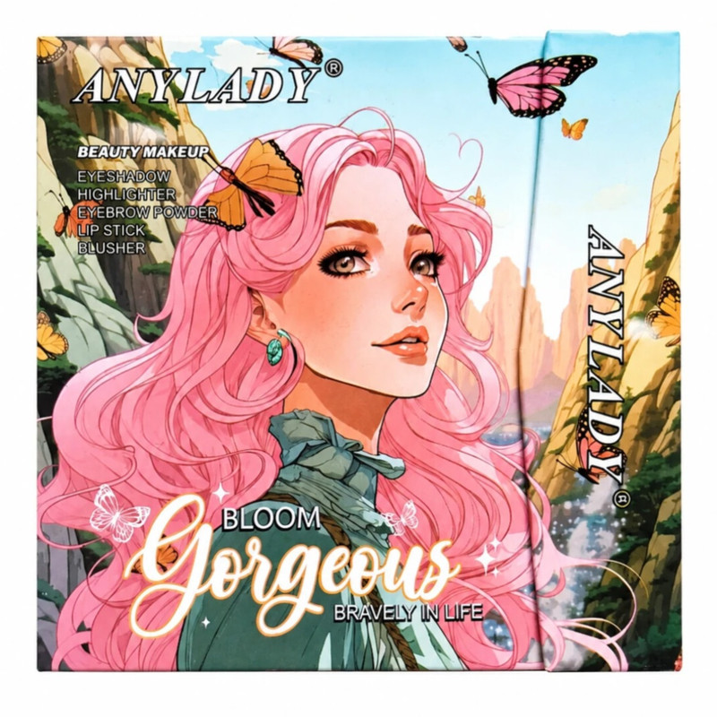 پالت آرایش صورت آنی لیدی مدل Bloom Gorgeous
