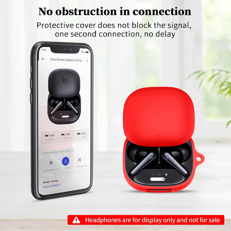کاور زیرو مدل Silicone ZR مناسب برای کیس هدفون بی‌سیم انکر Liberty 4 Pro