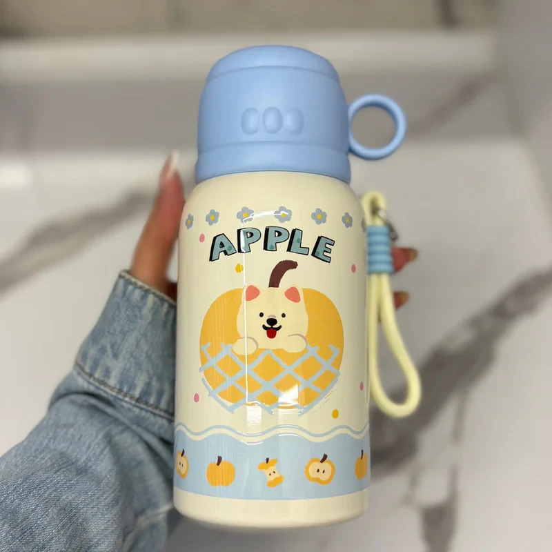 فلاسک کودک مدل Apple Puppy  گنجایش 0.5 لیتر