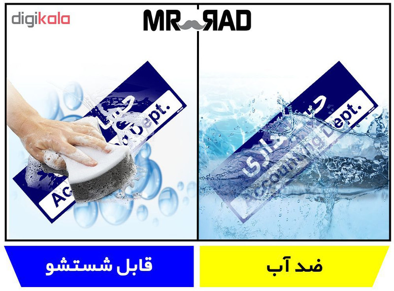 تابلو راهنمای اتاق مستر راد طرح حسابداری کدTHO0216