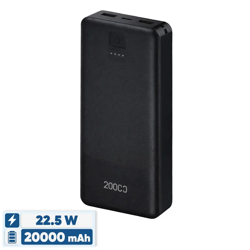 پاوربانک مدل 2OOO0-mah ظرفیت 20000 میلی آمپر ساعت