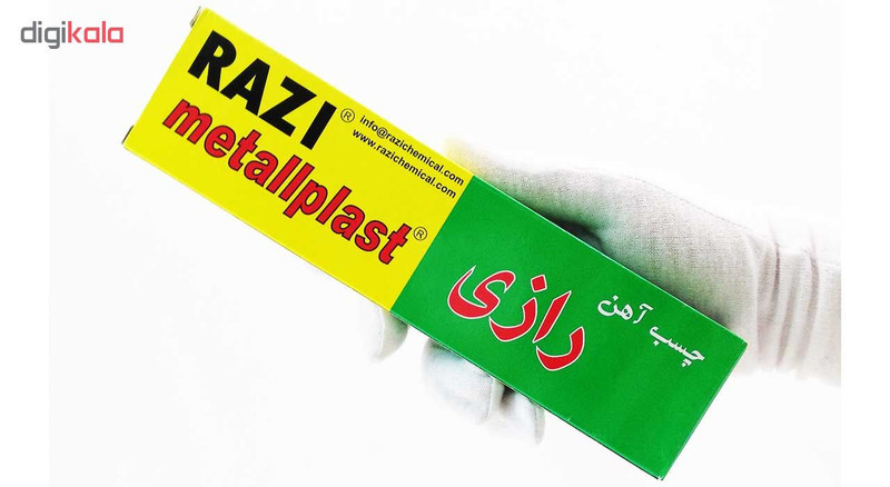 چسب آهن رازی مدل Metallplast حجم 100 میلی لیتر بسته 4 عددی