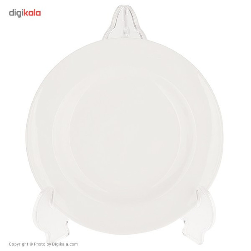 سرویس غذاخوری 102 پارچه چینی زرین ایران سری ایتالیا اف مدل White درجه یک