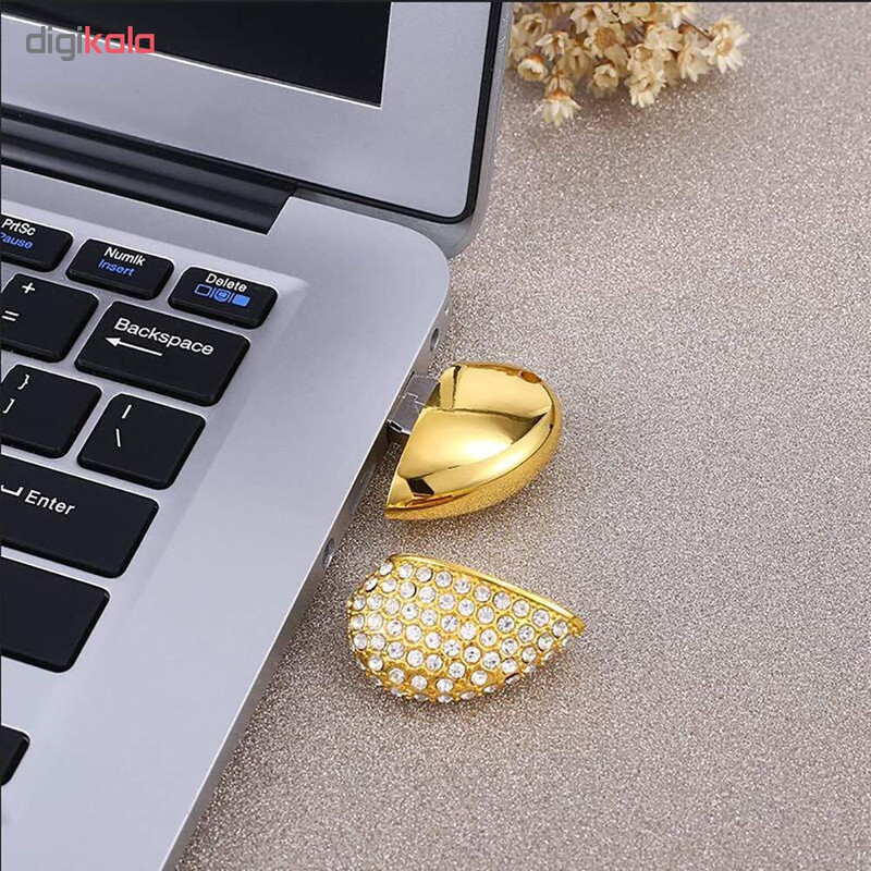 فلش مموری مدل heart6004 ظرفیت 16 گیگابایت