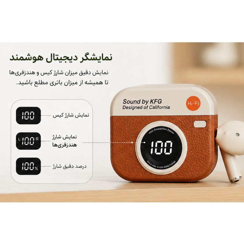 هدفون بلوتوثی مدل TWS 86