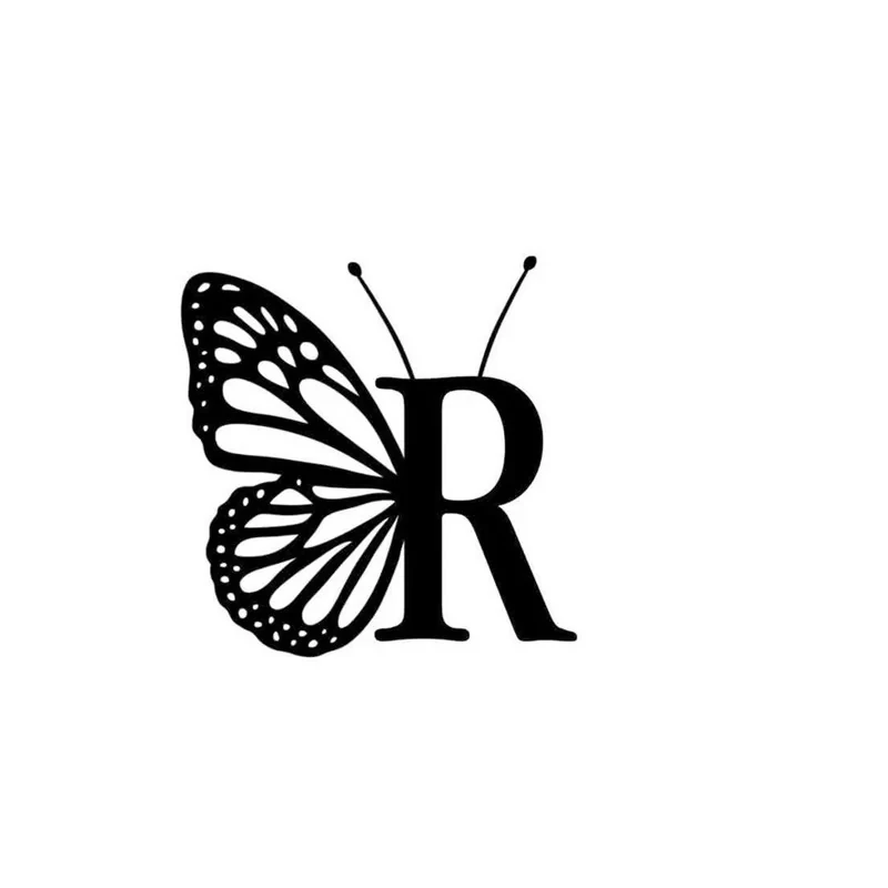 استیکر کد B3500 طرح پروانه R