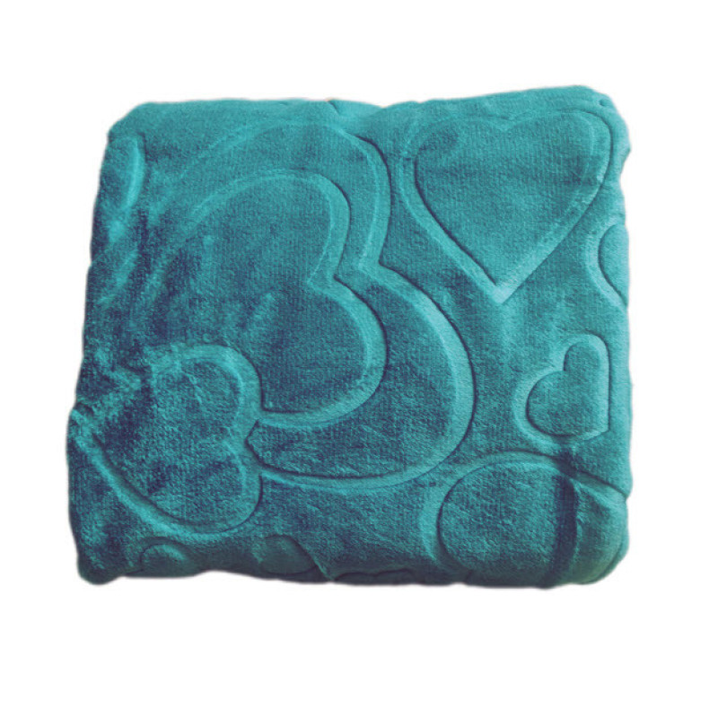 پتو مسافرتی 1 نفره گلبافت مدل فلور قلبیا سایز 150x200 سانتی‌متر