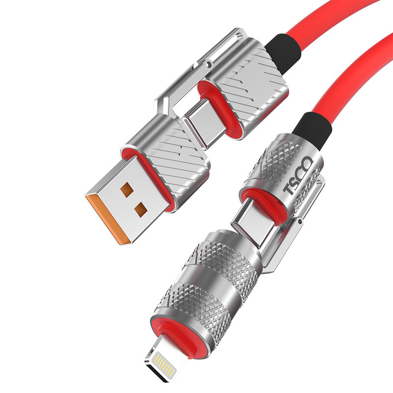 کابل تبدیل USBUSB-C به لایتنینگUSB-C تسکو مدل GCA 240W طول 1.2 متر