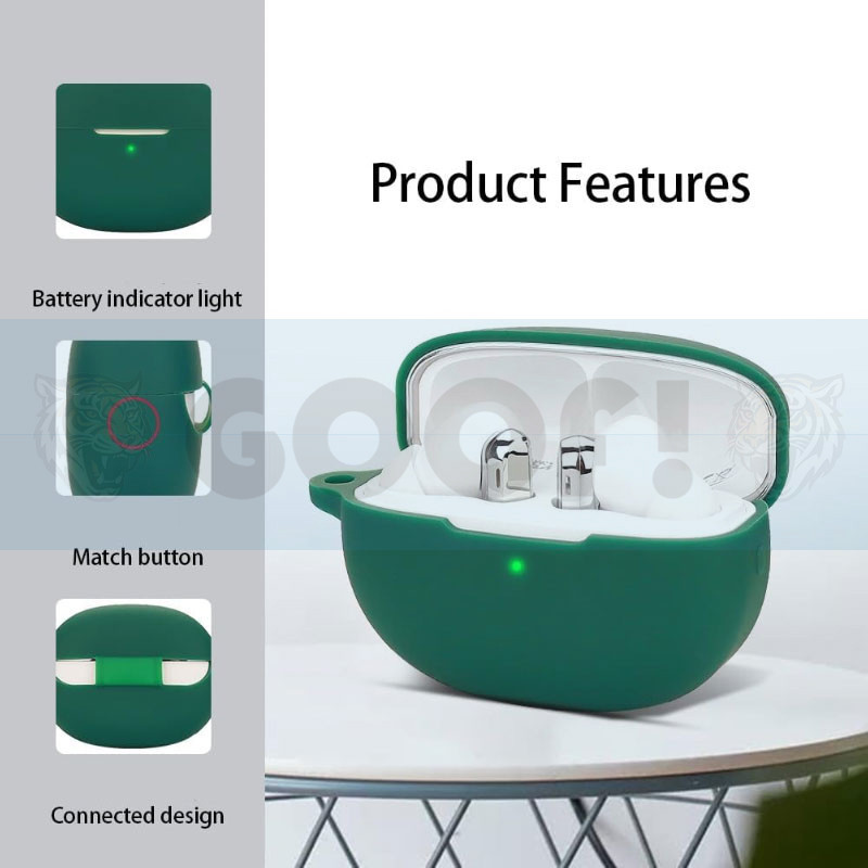 کاور گوف مدل سیلیکونی مناسب برای کیس هدفون بی سیم هایلو W1 ANC